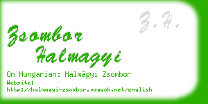 zsombor halmagyi business card